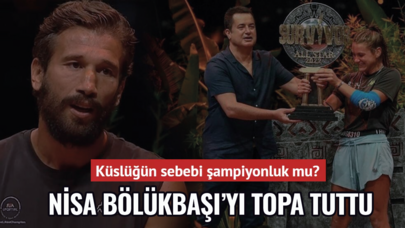 Adem Kılıçcı Survivor şampiyonu Nisa'yı topa tuttu