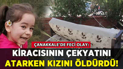 Feci çekyat kazası: 4 yaşındaki Rana'dan acı haber