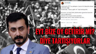 Eren Erdem, EYT için böyle patladı