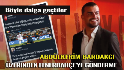 Fenerbahçe'ye Abdülkerim Bardakcı göndermesi!