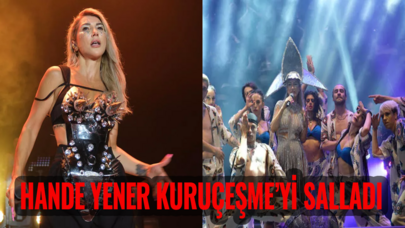 Hande Yener Kuruçeşme'yi salladı