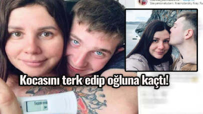 Kocasını terk edip oğluna kaçtı! Hamileliğini sosyal medyadan duyurdu