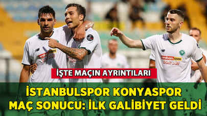 İstanbulspor Konyaspor maç sonucu