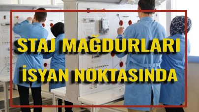 Staj mağdurları isyan ediyor