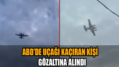 ABD'de uçağı kaçıran kişi gözaltına alındı