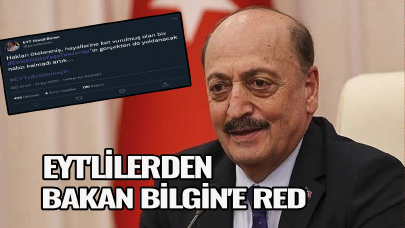 EYT'lilerden Bakan Bilgin'e red