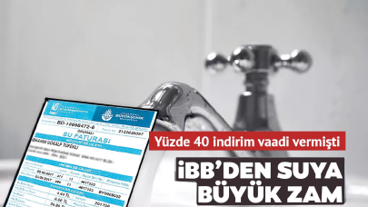 İstanbul'da suya yüzde 40.38 zam! Nisanda da yüzde 29 zam yapıldı