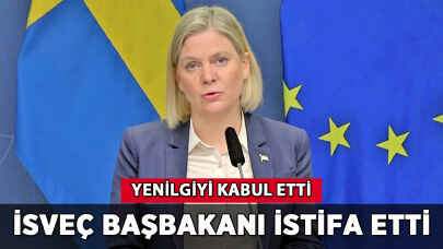 İsveç Başbakanı istifa etti