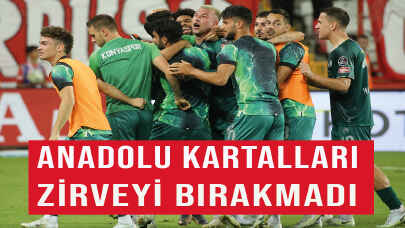 Anadolu Kartalı zirveyi bırakmadı