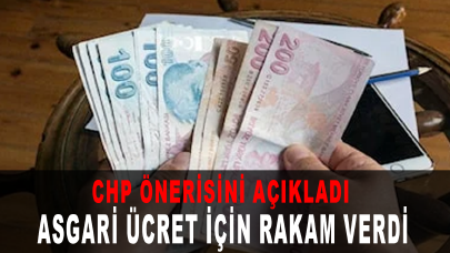 CHP asgari ücret için öneride bulundu