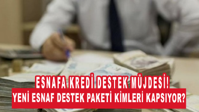 Esnafa kredi destek müjdesi! Yeni esnaf destek paketi kimleri kapsıyor?