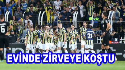 Fenerbahçe evinde zirveye koştu