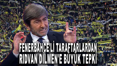 Fenerbahçe'li taraftarlardan Rıdvan Dilmen'e büyük tepki