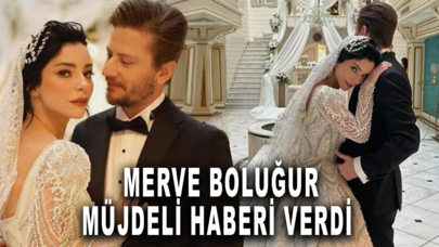 Mert Aydın'la evlenen Merve Boluğur'dan müjdeli haber