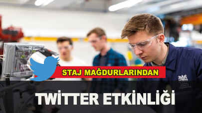 Staj mağdurlarından tagg çalışması