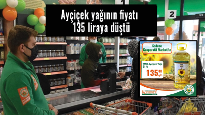 Tarım Kredi marketlerinde yeni indirim kampanyası! Ayçiçek yağının fiyatı 135 liraya düştü