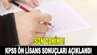 KPSS ön lisans sonuçları açıklandı!