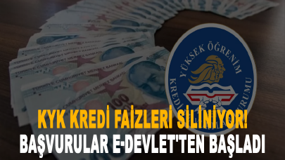 KYK kredi faizleri siliniyor! Başvurular e-Devlet'ten başladı