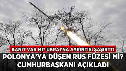 Polonya'ya düşen Rus füzesi mi? Cumhurbaşkanı'ndan açıklama