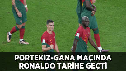 Portekiz-Gana maçında 5 gol: Ronaldo tarihe geçti