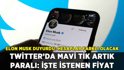 Twitter'da mavi tik artık ücretli: İşte istenen rakam