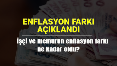 Enflasyon rakamları açıklandı! İşçi ve memurun enflasyon farkı ne kadar oldu?