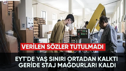 EYT'de yaş sınırı ortadan kalktı geride staj mağdurları kaldı