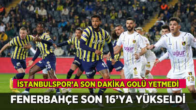 Fenerbahçe 3 golle turladı