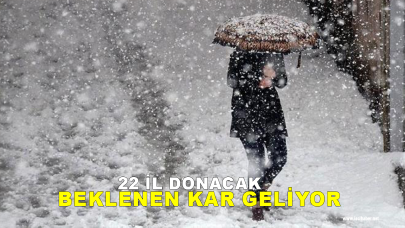 Kar geliyor 22 il donacak