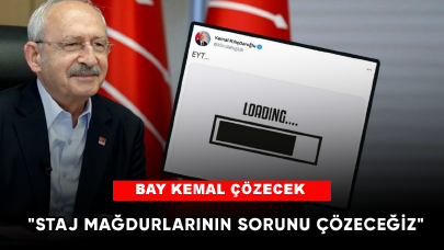 Kemal Kılıçdaroğlu'dan yeni yıl mesajı! "Staj mağdurlarının sorunu çözeceğiz"