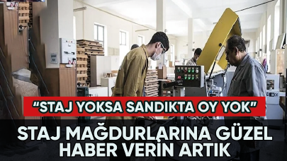 Staj mağdurları ayaklandı! Mesajları çok net: "Staj yoksa sandıkta oy da yok"