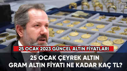 25 Ocak 2023 güncel altın fiyatları