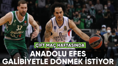 Anadolu Efes galibiyetle dönmek istiyor