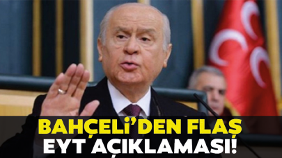 Bahçeli'den son dakika EYT açıklaması