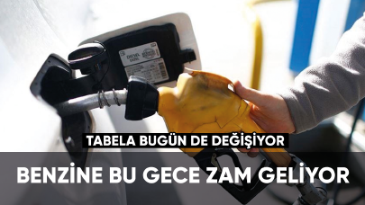 Benzine bu akşam zam var