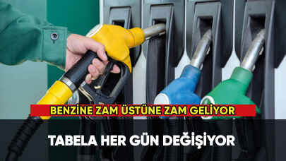 Benzine zam üstüne zam geliyor