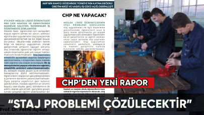 CHP'den staj mağduriyetine ilişkin yeni adım