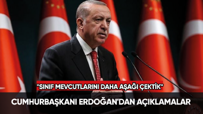 Cumhurbaşkanı Erdoğan'dan önemli açıklamalar