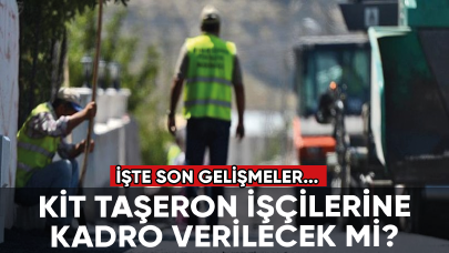 KİT taşeron işçilerine kadro verilecek mi? İşte son gelişmeler...