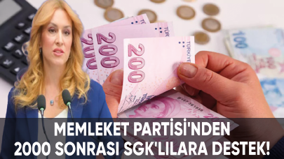 Memleket Partisi'nden 2000 sonrası SGK'lılara destek!