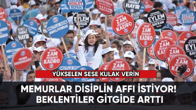 Memurlar disiplin affı istiyor! Beklentiler arttı