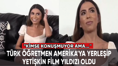 Türk öğretmen Amerika'ya yerleşip yetişkin film yıldızı oldu: "Kimse konuşmuyor ama herkes izliyor''