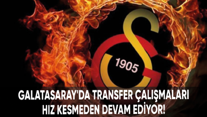 Galatasaray'da son gelişmeler... Transfer çalışmaları hız kesmeden devam ediyor!