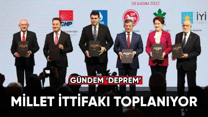 Millet İttifakı "deprem" gündemiyle toplanacak