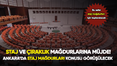 Staj mağdurları umudunu kaybetmesin! Güzel gelişmeler olacak