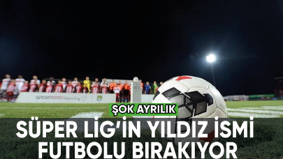 Yıldız futbolcu profesyonel kariyerini noktalıyor