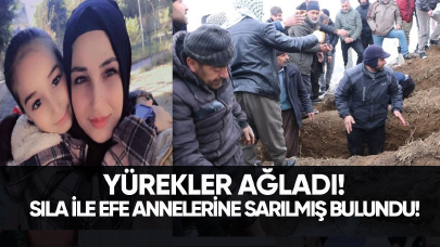 Yürekler ağladı! Sıla ile Efe annelerine sarılmış bulundu!