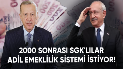 2000 sonrası SGK'lılar adil emeklilik sistemi istiyor!