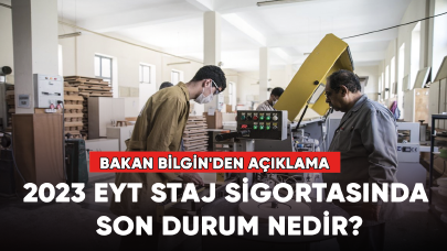 2023 EYT staj sigortasında son durum nedir?