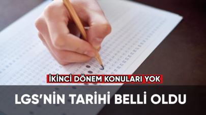 2023 LGS'nin tarihi belli oldu